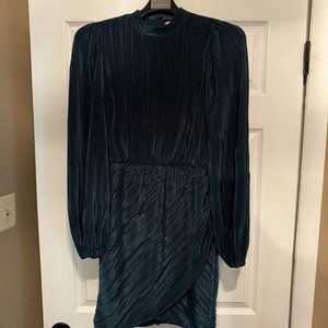 Nine West Bubble Sleeve Long-sleeve Dress